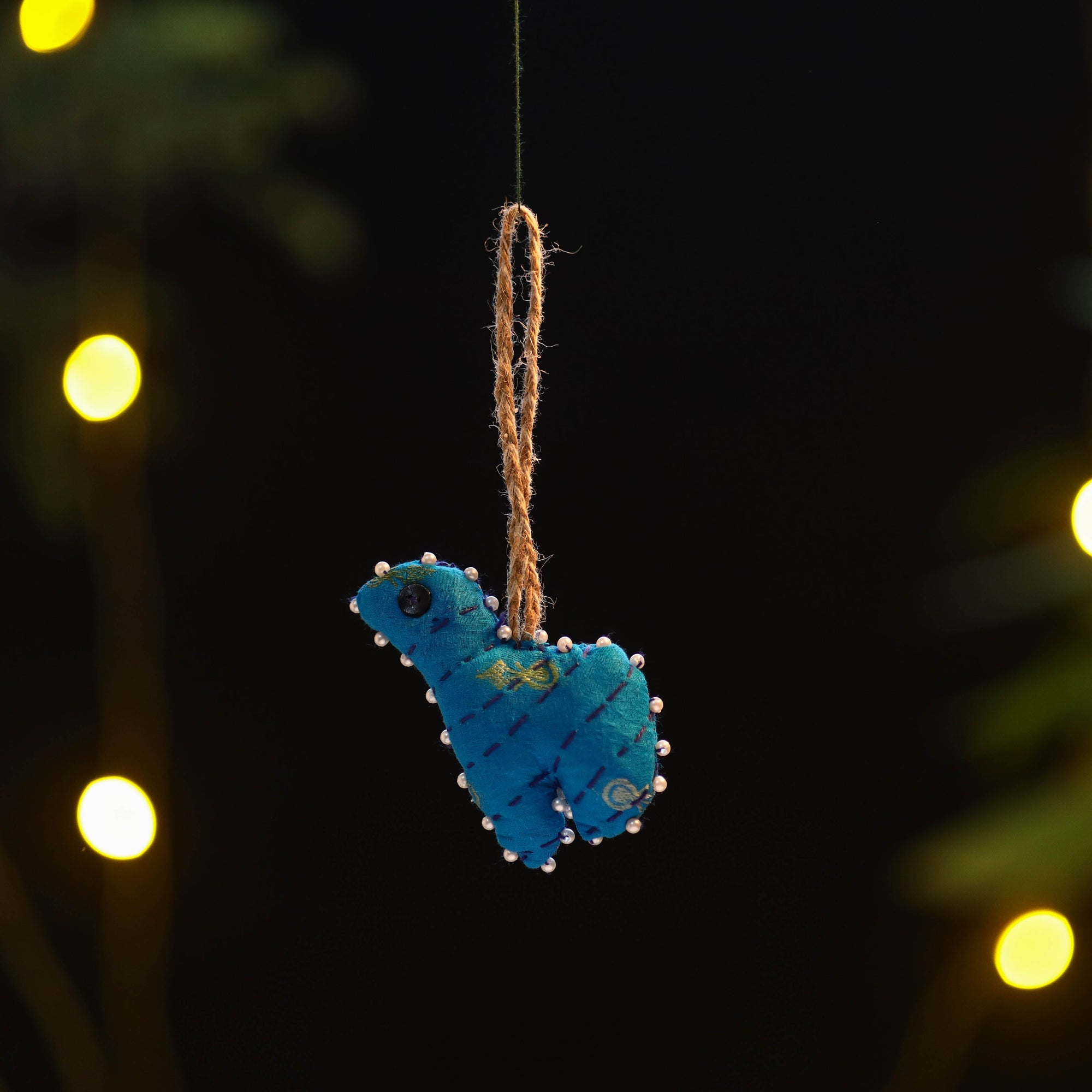  Buy Upcycled Thread & Beadwork X-Mas Decor Hanging 