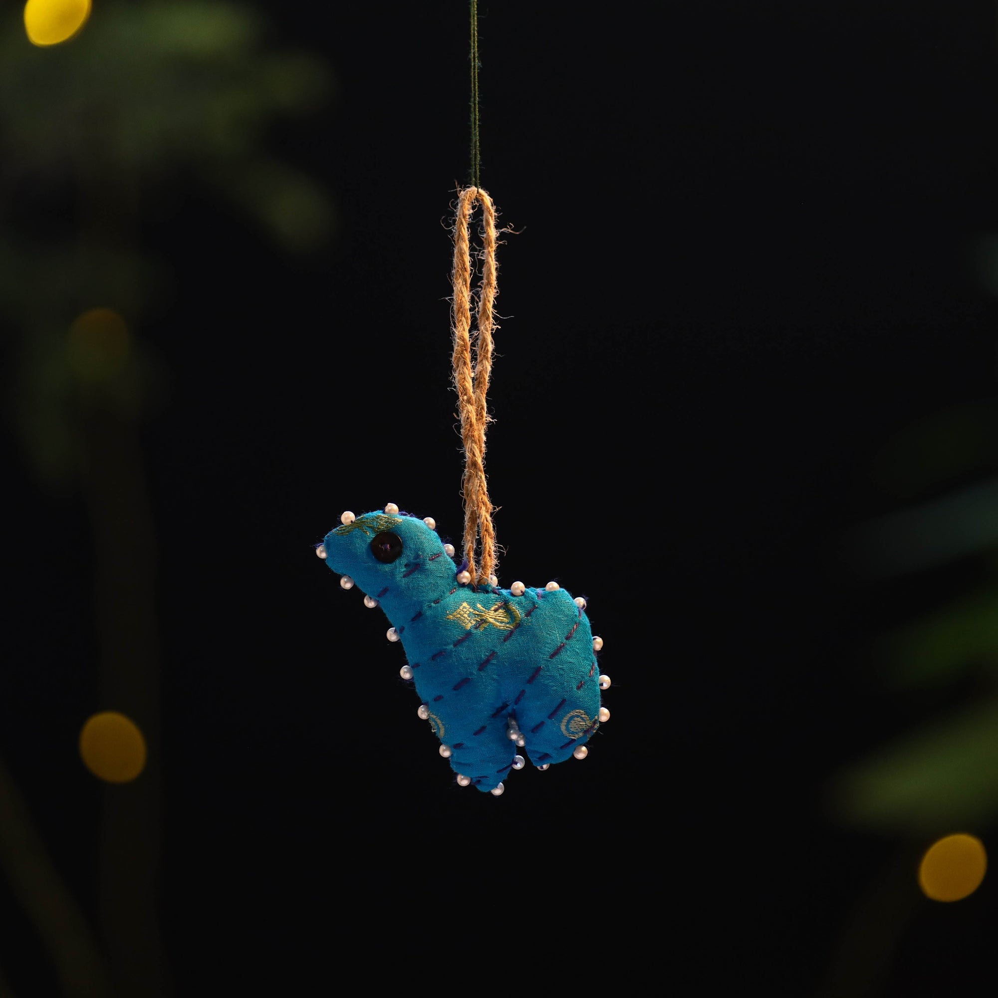  Buy Upcycled Thread & Beadwork X-Mas Decor Hanging 