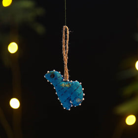  Buy Upcycled Thread & Beadwork X-Mas Decor Hanging 