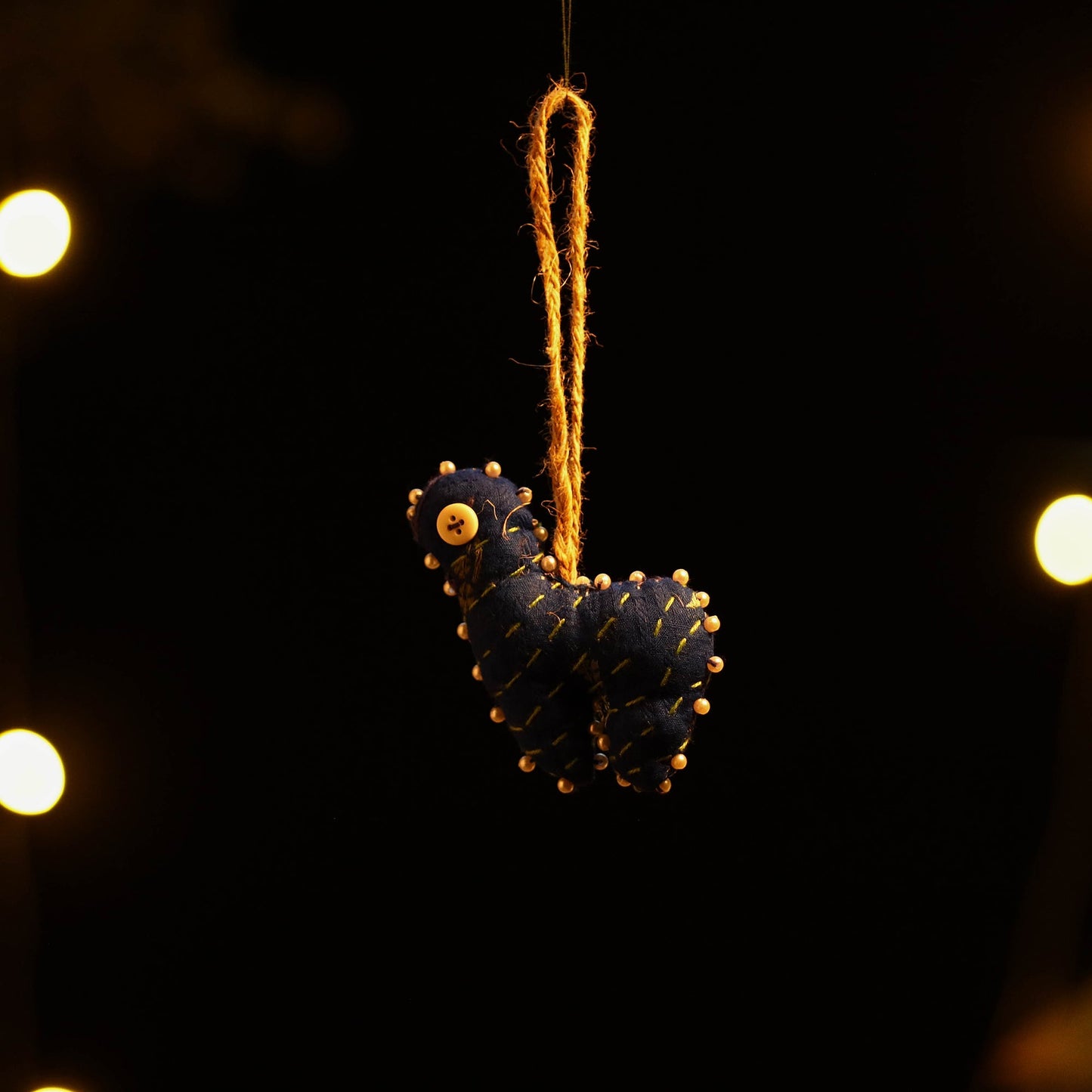  Buy Upcycled Thread & Beadwork X-Mas Decor Hanging
