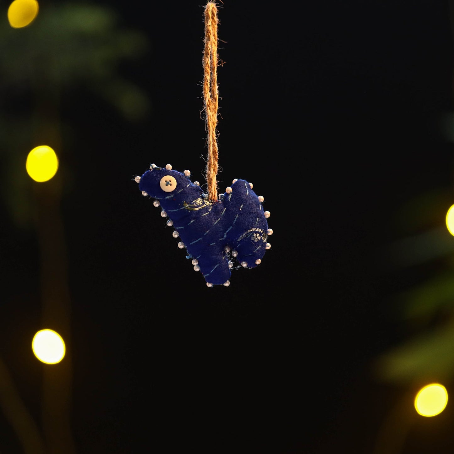  Buy Upcycled Thread & Beadwork X-Mas Decor Hanging 