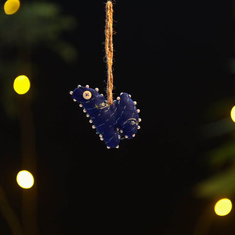  Buy Upcycled Thread & Beadwork X-Mas Decor Hanging 