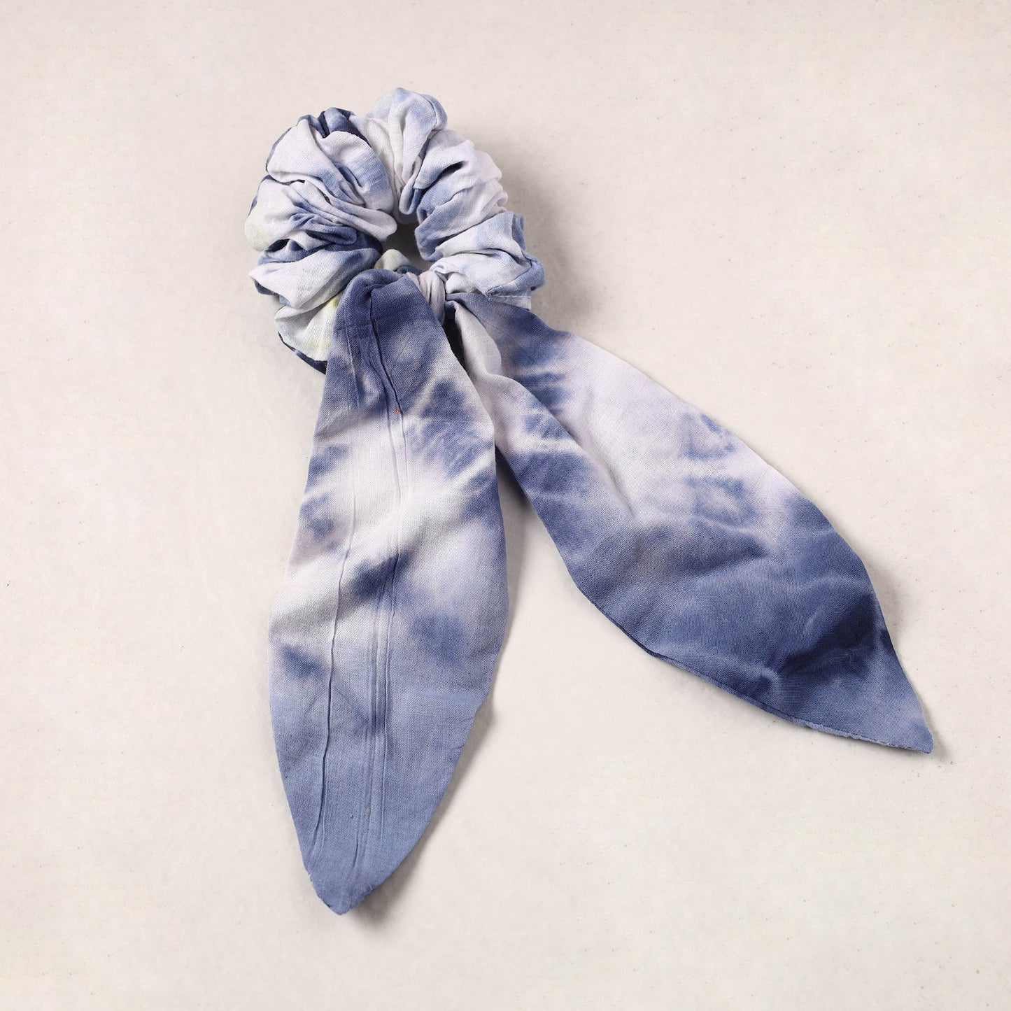   Shibori Dyed Elastic Rubber Band/Scrunchie Tie 