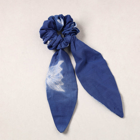   Shibori Dyed Elastic Rubber Band/Scrunchie Tie 
