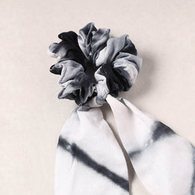   Shibori Dyed Elastic Rubber Band/Scrunchie Tie 