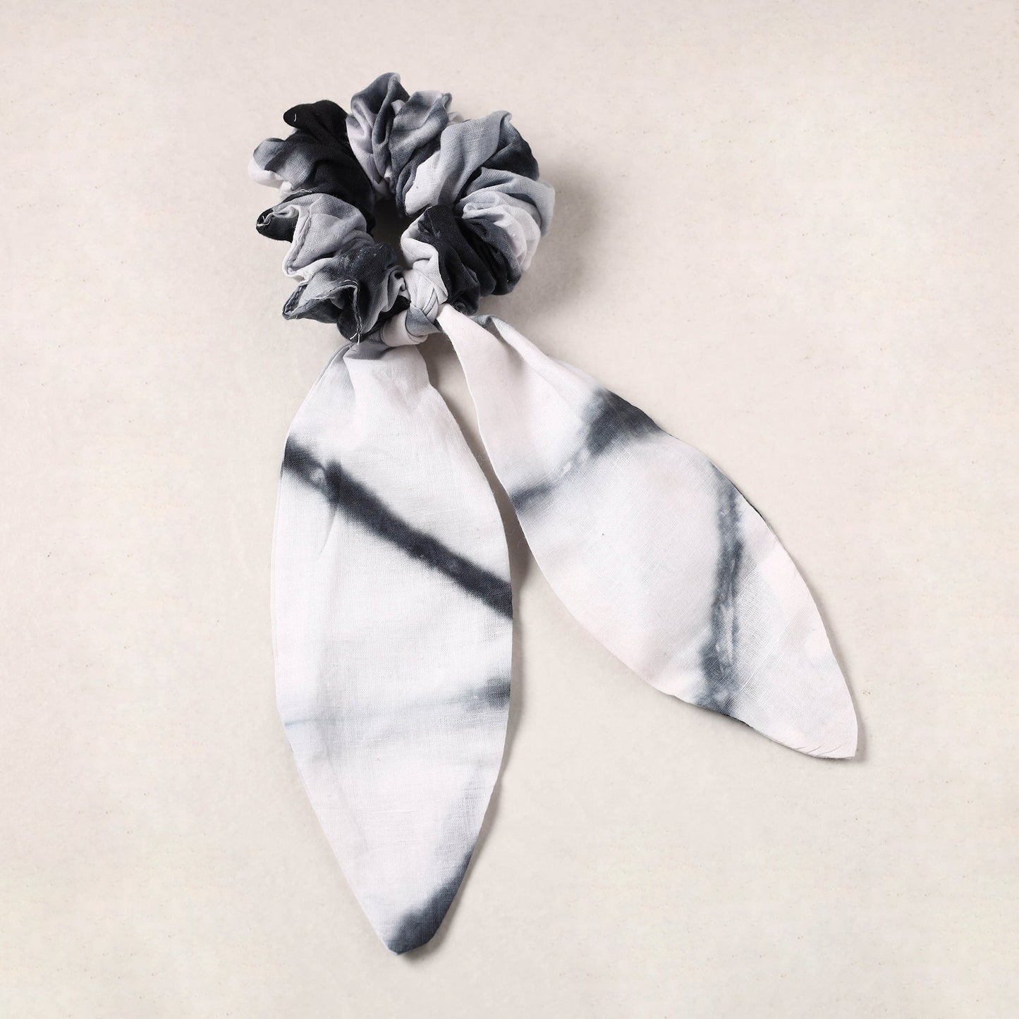   Shibori Dyed Elastic Rubber Band/Scrunchie Tie 