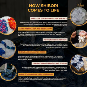 Shibori tie-dye chanderi silk 3pc unstitched dress material