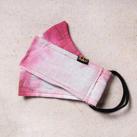  Shibori Tie-Dye Cotton 3 Layer Maska Snug Fit Face Cover 