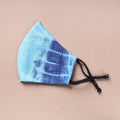  Shibori Tie-Dye Cotton 3 Layer Snug Fit Face Cover 