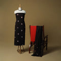 Shibori tie-dye cotton 3pc unstitched dress material suit