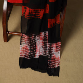 Shibori tie-dye cotton 3pc unstitched dress material suit