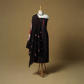 Shibori tie-dye cotton 3pc unstitched dress material suit