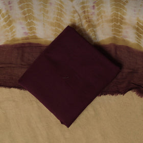 Shibori tie-dye cotton 3pc unstitched dress material suit