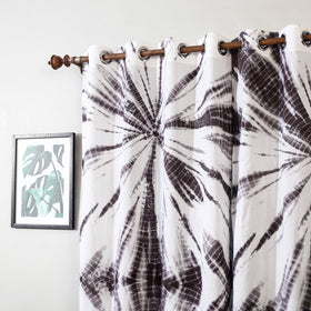 Shibori tie-dye cotton door curtain (7 x 3 feet) (single