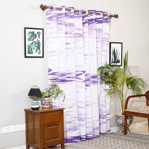 Buy Shibori Tie-Dye Cotton Door Curtain Online l iTokri.com