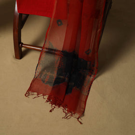 Shibori tie-dye kota doria cotton 3pc unstitched dress
