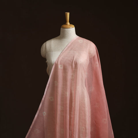 Shibori tie-dye kota doria cotton fabric 32 - handcrafted