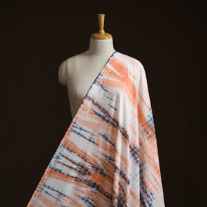 Shibori tie-dye pure mul cotton fabric 28 - handcrafted