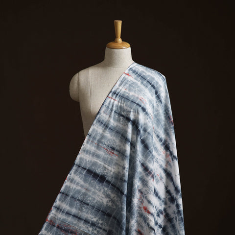 Shibori tie-dye pure mul cotton fabric 31 - handcrafted
