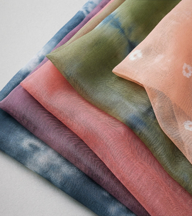 Shibori Kota Doria Fabrics