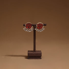 Shilpi ghungroo work fabart handmade earrings - handcrafted