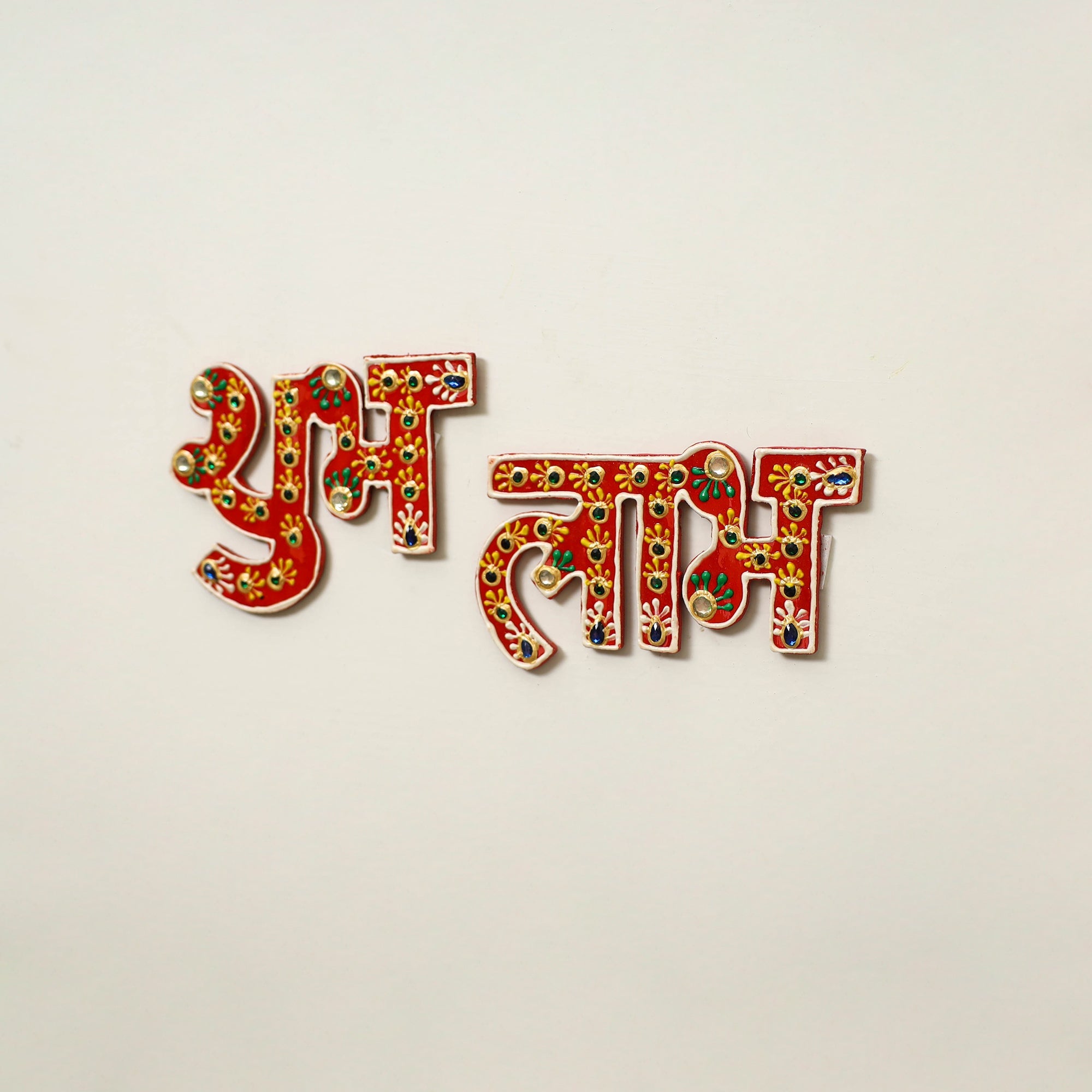  Shubh Laabh - Traditional Handpainted Beadwork Door Decor Online at iTokri.com