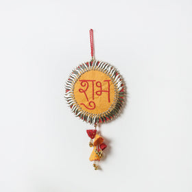  Buy Shubh Labh - Hand Embroidered Ghungroo & Beadwork Hanging 