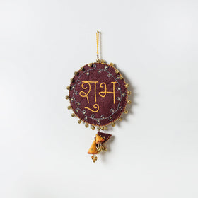  Buy Shubh Labh - Hand Embroidered Ghungroo & Beadwork Hanging 