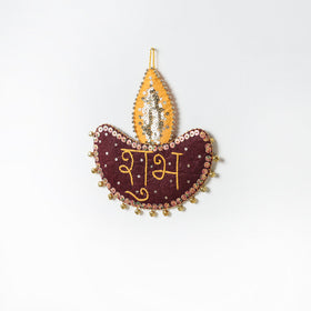  Buy Shubh Labh - Hand Embroidered Ghungroo & Beadwork Hanging 
