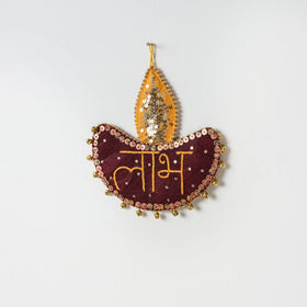  Buy Shubh Labh - Hand Embroidered Ghungroo & Beadwork Hanging 
