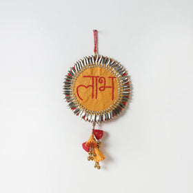  Buy Shubh Labh - Hand Embroidered Ghungroo & Beadwork Hanging 