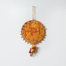  Buy Shubh Labh - Hand Embroidered Ghungroo & Beadwork Hanging 