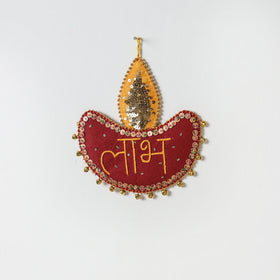  Buy Shubh Labh - Hand Embroidered Ghungroo & Beadwork Hanging 