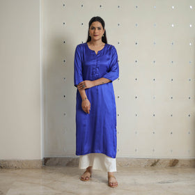  Modal Silk Plain Kurta for Women