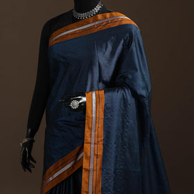 Silk cotton khun saree with ilkal pallu chikki paras border