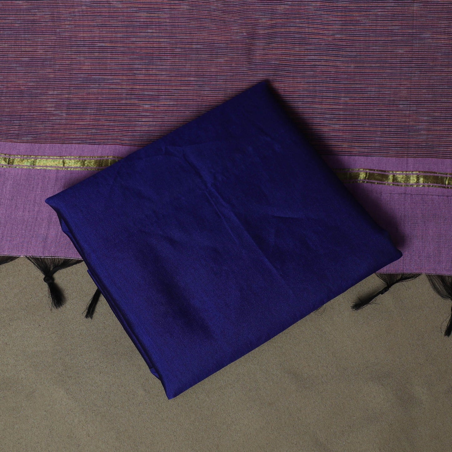 Handloom silk cotton pochampally ikat 3pc unstitched dress