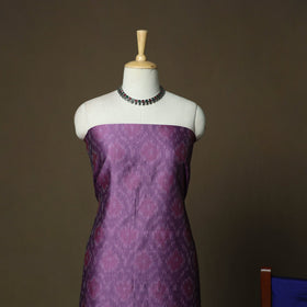 Handloom silk cotton pochampally ikat 3pc unstitched dress