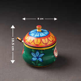  Kavad Handpainted Stainless Steel Ghee Pot 