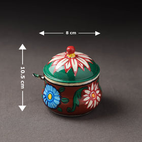  Kavad Handpainted Stainless Steel Ghee Pot 