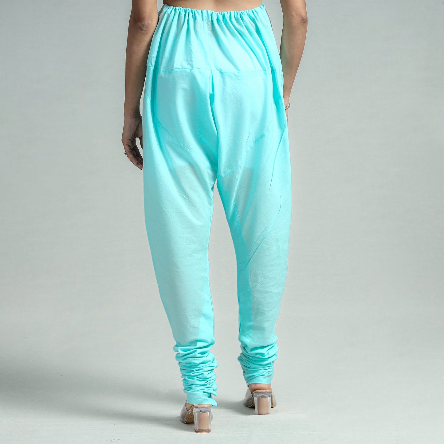  Plain Dyed Cotton Ankle Length Churidar 