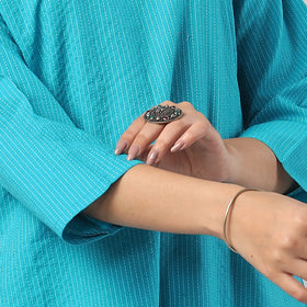  iTokri Casuals - Running Stitch Pure Cotton Long Kurta Online at iTokri.com