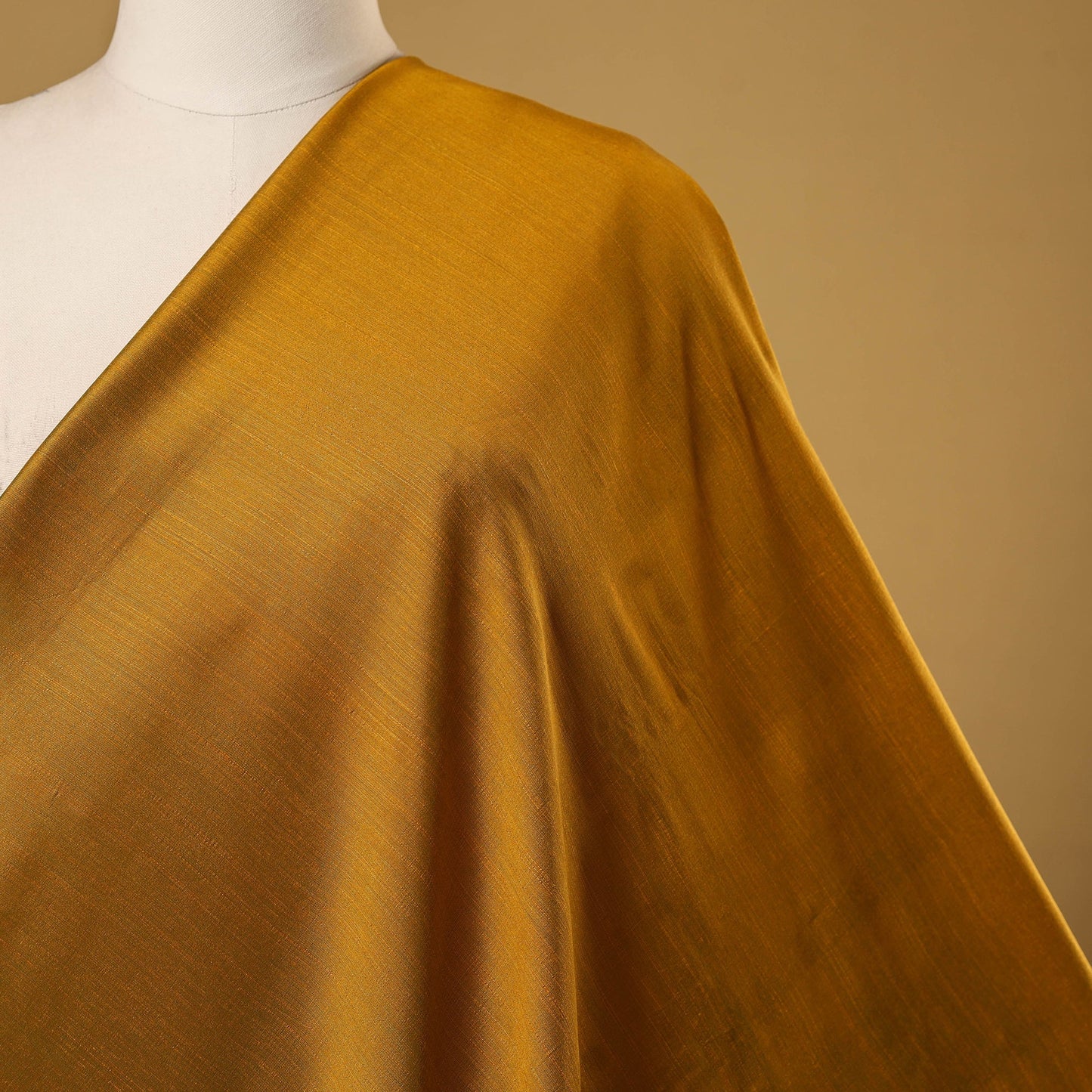 Slub silk plain fabric 05 - handcrafted
