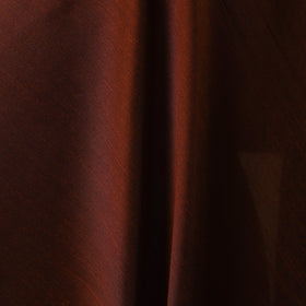 Brown Slub Silk Plain Fabric 