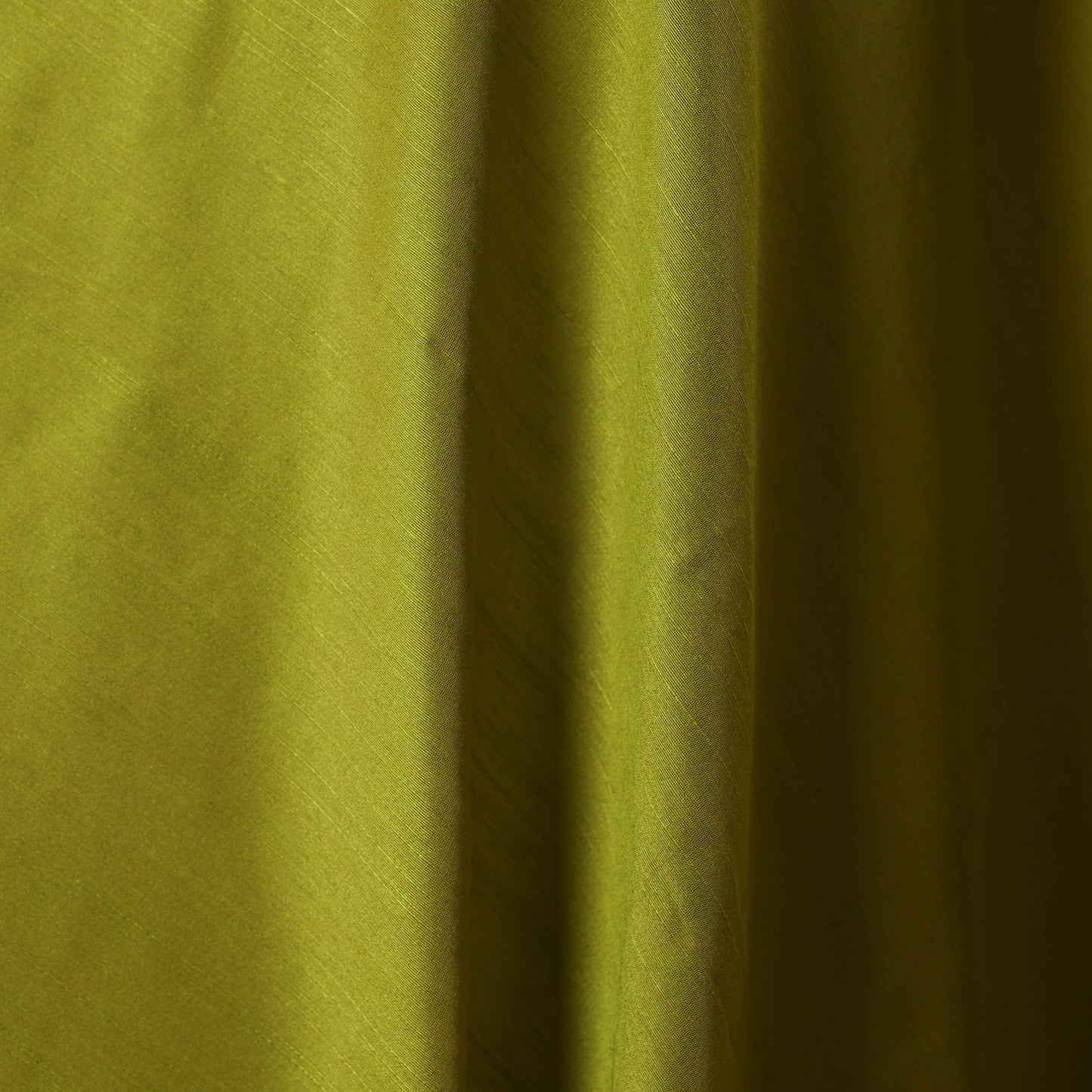 Green Slub Silk Plain Fabric 