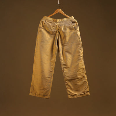 Slub silk plain palazzo 08 - handcrafted