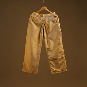 Slub silk plain palazzo 08 - handcrafted