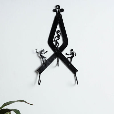 Elephant - Bastar Tribal Wrought Iron Wall Hanging Online in India 