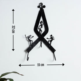 Elephant - Bastar Tribal Wrought Iron Wall Hanging Online in India 