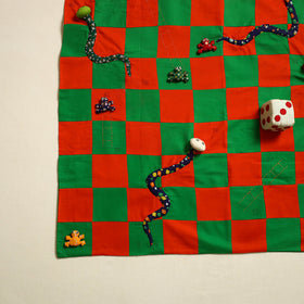  Snakes & Ladders - Handmade Fabric Kids Game