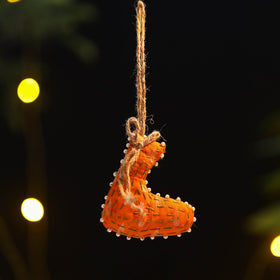  Buy Upcycled Thread & Beadwork X-Mas Decor Hanging 